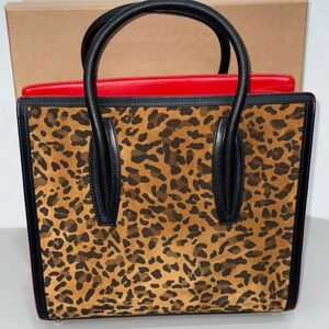 Christian Louboutin Large Leopard Print Women's Handbag NWT